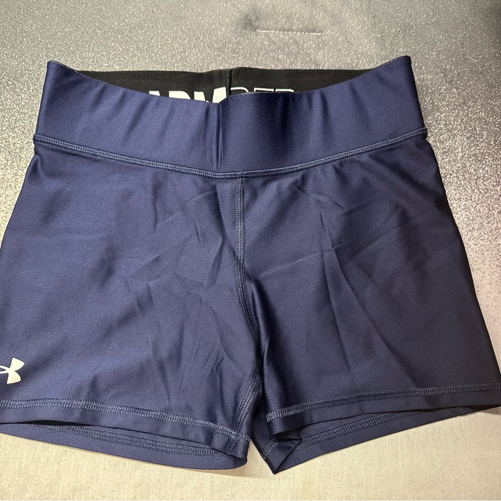 Under Armour Women's Dark Blue Athletic Shorts